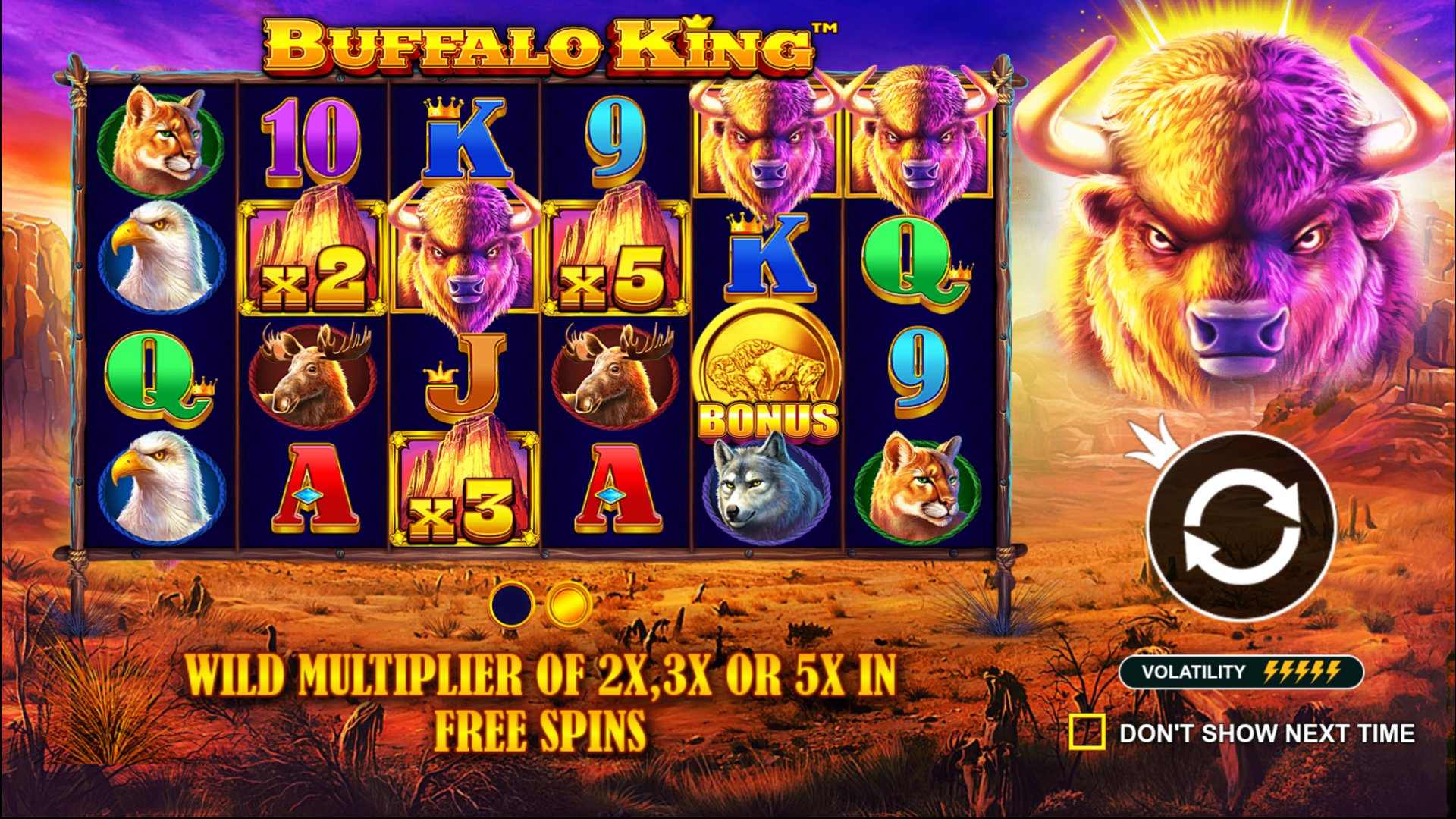 Buffalo King слот – корица и демо игра